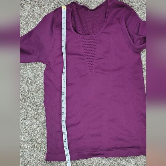 Fabletics Purple Athletic Long Sleeve Top - Picture 3 of 4